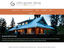 Tablet Screenshot of johngowerdesign.com